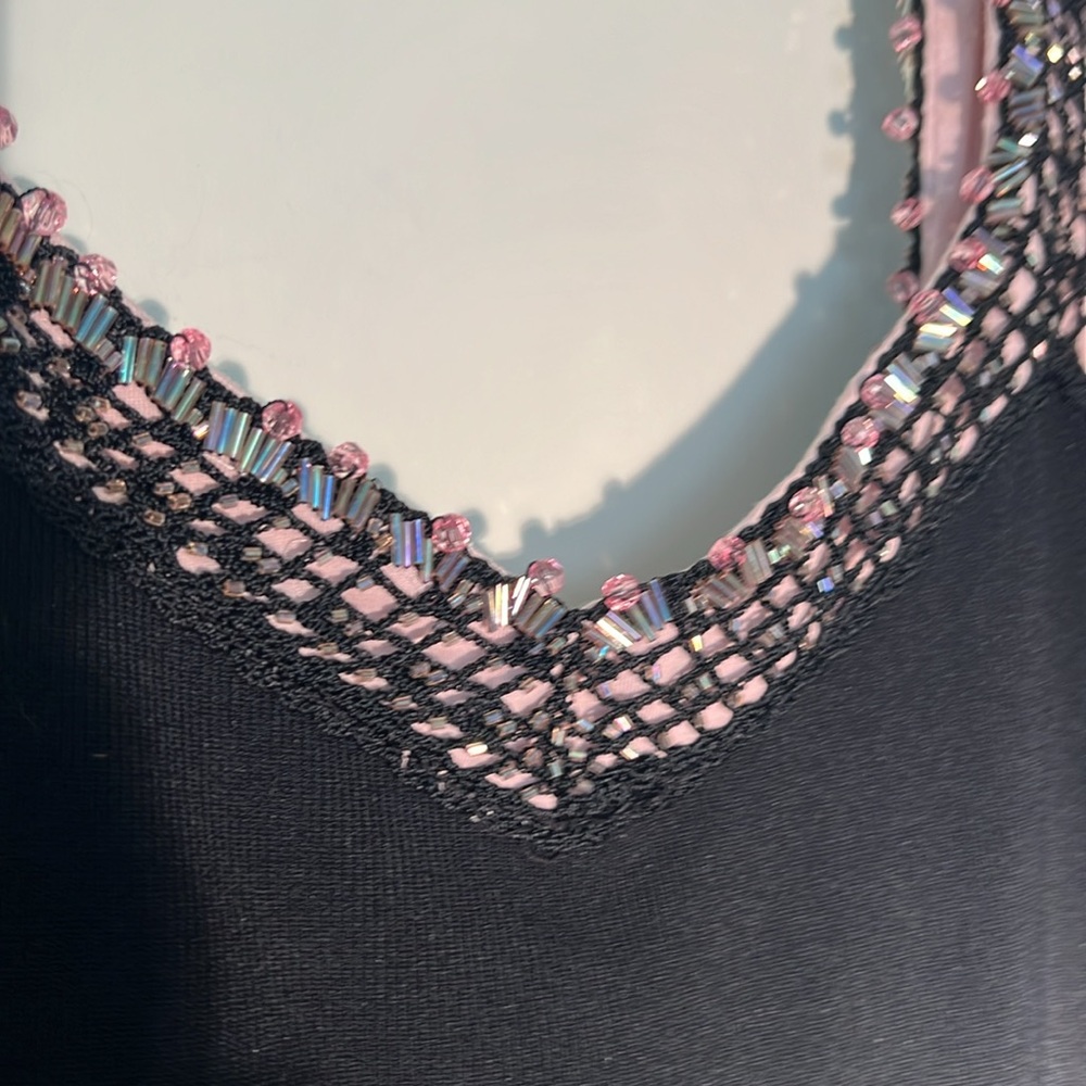 Vintage Dolce Cabo Beautifully Beaded Crop Top - Picture 8 of 10